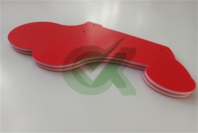 <h3>HDPE   RED/WHITE/RED Plastic Sheet</h3>
